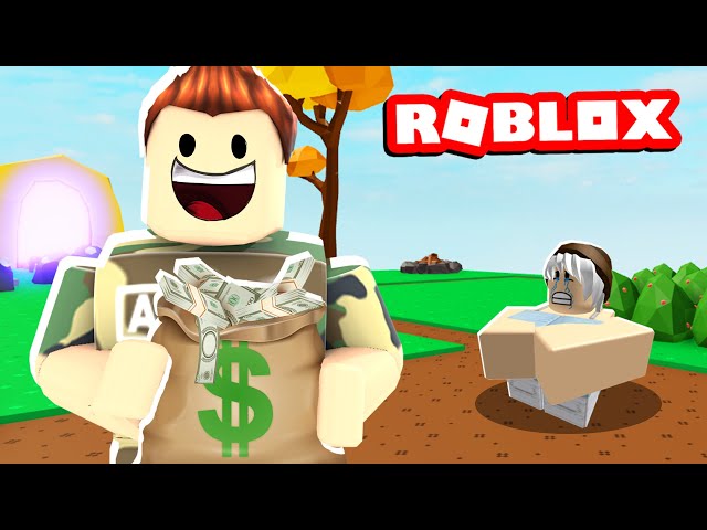 STEALING in SKYBLOCK then GIFTING $100K! | Roblox