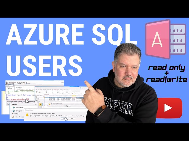 How to Add Users to Your Microsoft Access Azure SQL Online Database App