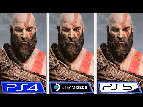 God of War | Steam Deck - PS4 - PS5 | Graphics Comparison