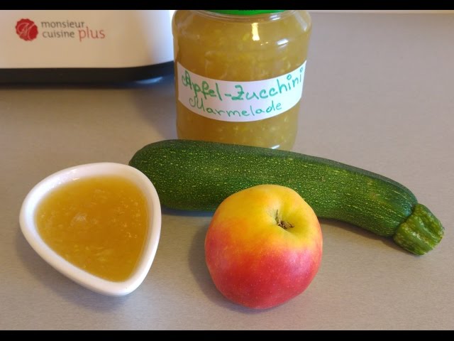 Apfel-Zucchini Marmelade in der Monsieur Cuisine Plus, ähnlich Thermomix