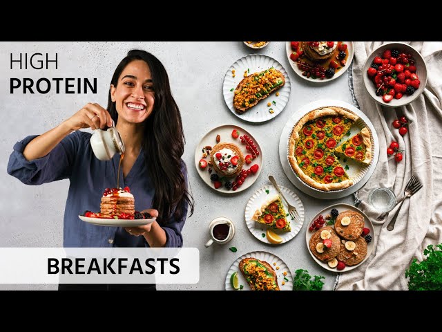 High protein vegan breakfasts » FREE printable guide 💪