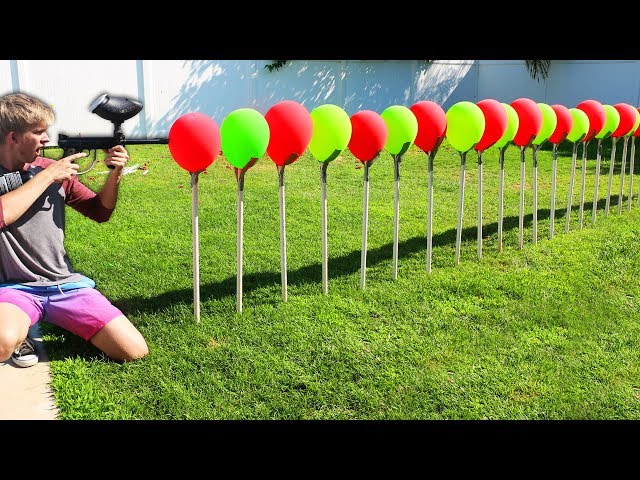 How Many Balloons Does it Take to Stop a Paintball?
