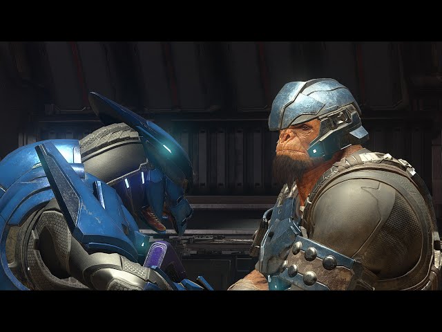 Halo Infinite AI Battle - Elites vs Brutes