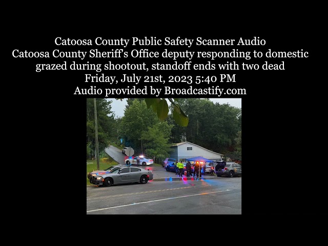 Catoosa County Georgia Scanner Audio Catoosa deputy grazed during shootout at deadly domestic