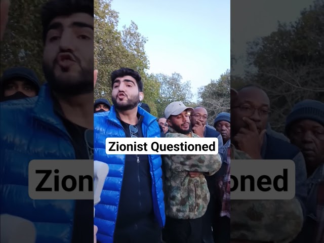 Zionist Questioned Speaker's corner