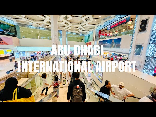 [4K] Abu Dhabi International Airport Terminal 3 Walking Tour | UAE