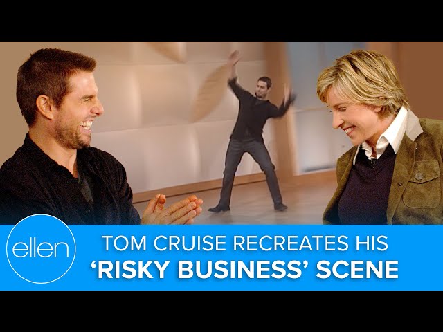 Tom Cruise Recreates his Famous ‘Risky Business’ Scene
