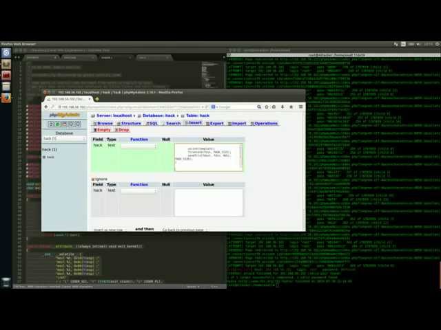 Remote hack on Damn Vulnerable Linux (credits EXALT)