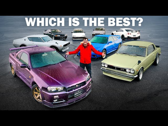 I Drove EVERY Nissan GT-R