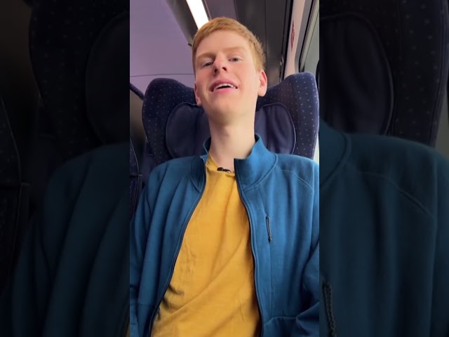 17-year-old German LIVES fulltime in German trains