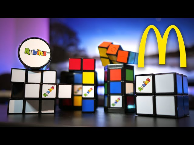 McDonald's RUBIK'S CUBE Toy Reviews! 🍟