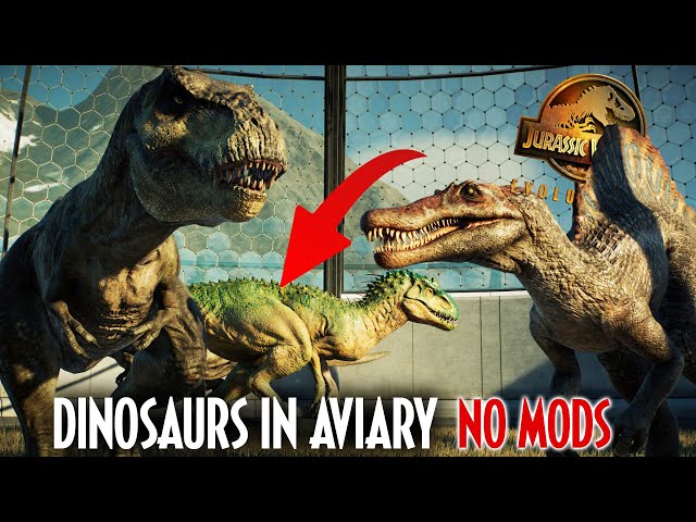 RELEASE ANY DINOSAUR INTO THE AVIARY (NO MODS!) | Jurassic World Evolution 2