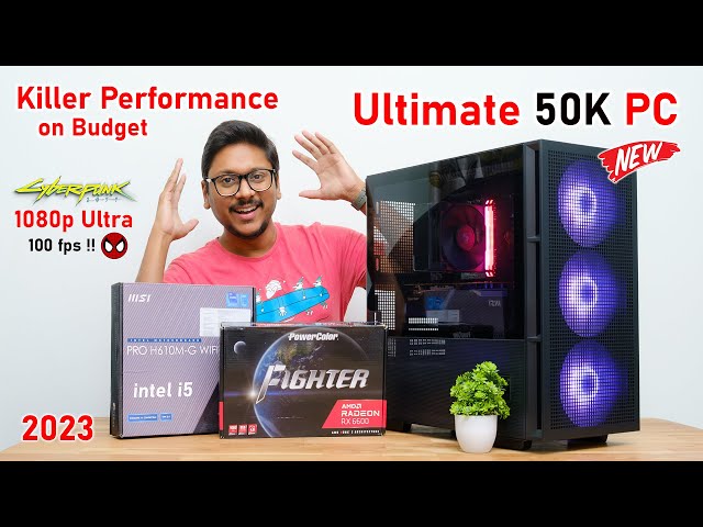 Ultimate 50K PC Build 2023... intel & AMD Combo 🤯 Super Duper Hit !!