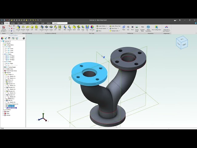 Master Complex CAD Parts |Exercise 10| Shells, Section Views & Feature Organization