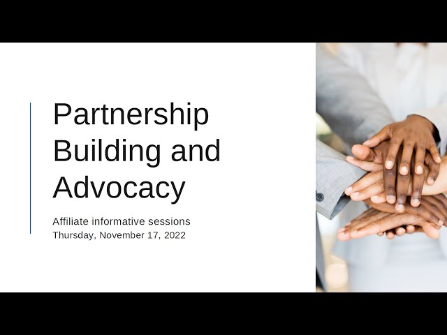 How to build partnerships for public health advocacy