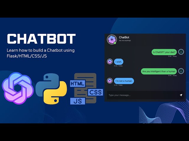 Learn How to Build a Chatbot with Flask - Step-by-Step Tutorial with HTML, CSS, and JavaScript