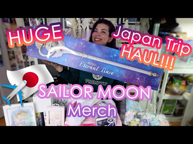 I went broke in Japan buying Sailor Moon stuff 💸🥹 Huge merch HAUL! 🤩