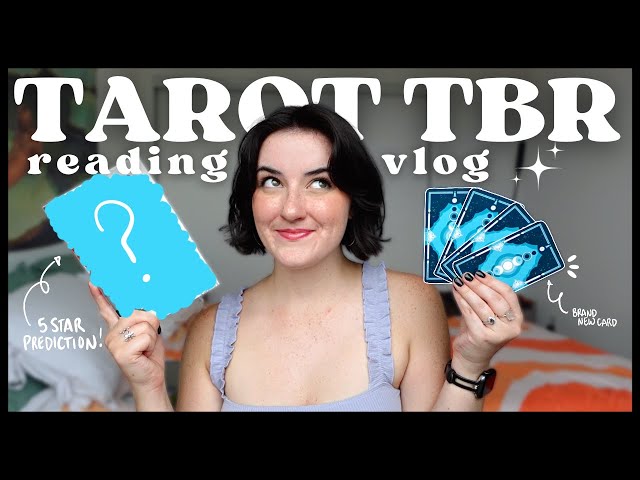 RETURN of the tarot tbr game ft. a reading vlog, fairytales, and fantasy