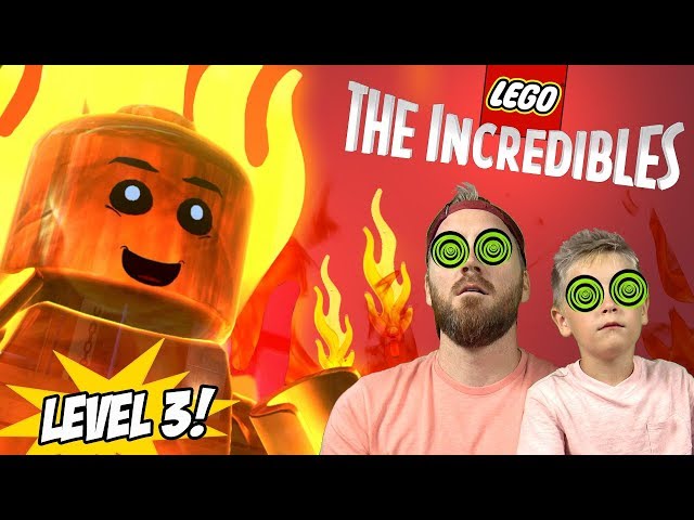 Lego The Incredibles Gameplay Part 3: Jack Jack Battles a Raccoon
