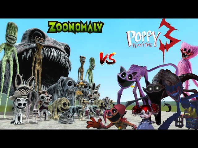 MONSTER ZOONOMALY VS POPPY PLAYTIME CHAPTER 3?!