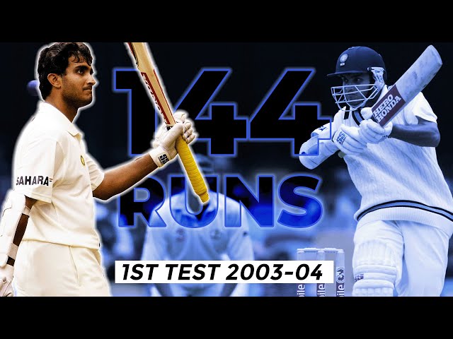 Ganguly grit saves India | From the Vault