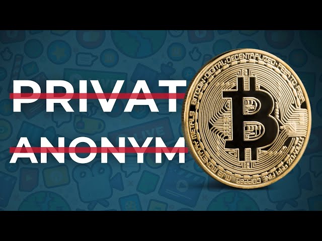 Kryptowährungen: Keine Anonymität & Privatsphäre!?