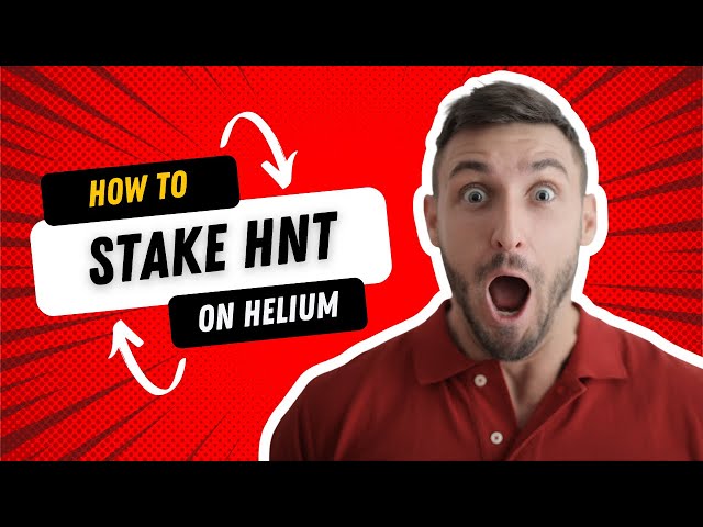 Stake HNT using the Helium Wallet App
