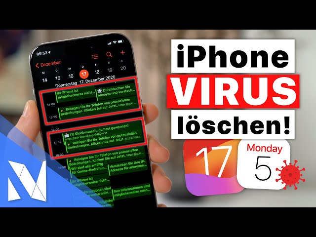 iPhone VIREN, SPAM & SCAM erkennen und löschen! (iOS 17) - Safari, Kalender, .. | Nils-Hendrik Welk