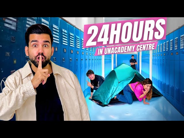 Living In Unacademy Centre For 24 Hrs ft @RimoravVlogs