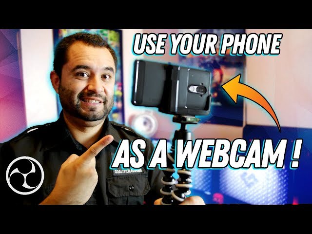 Use your PHONE as a WEBCAM in OBS! // NDI // Tutorial