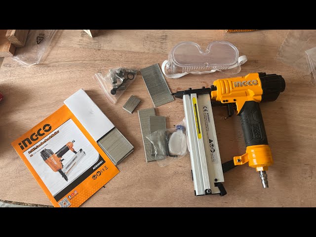 Ingco 2 In 1 Combo Air Nailer Ga18 || Unboxing And Review