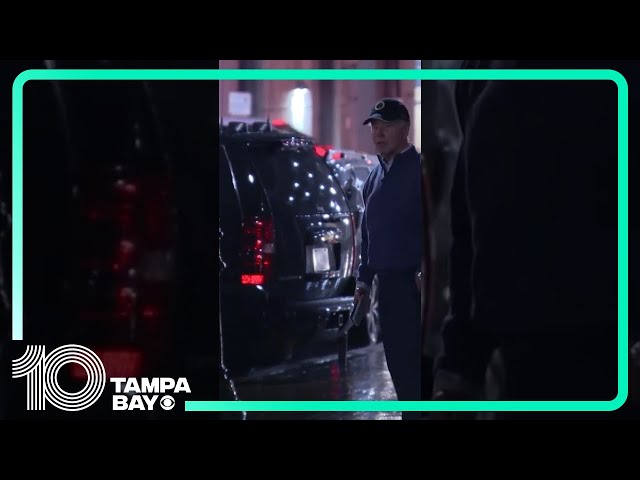 Car plows into parked SUV guarding President Biden’s motorcade