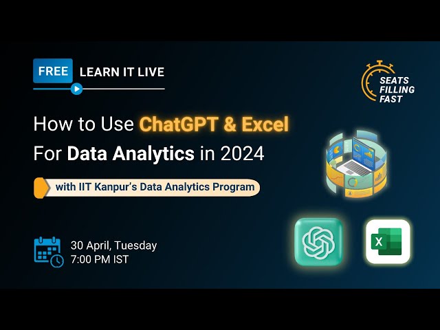 🔥How to Use ChatGPT & Excel For Data Analytics in 2024 | ChatGPT | Excel | 2024 | Simplilearn