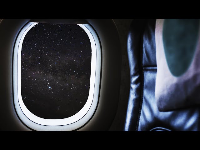 BLACK SCREEN Airplane White Noise Sounds for Sleep ✈️ 10 Hours