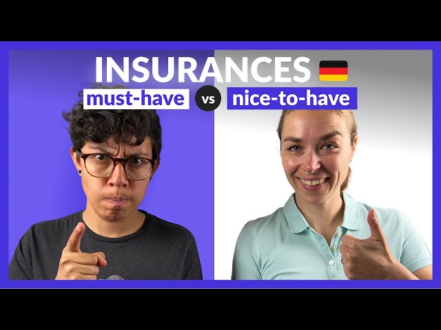 Which Insurances Do You REALLY Need In Germany?