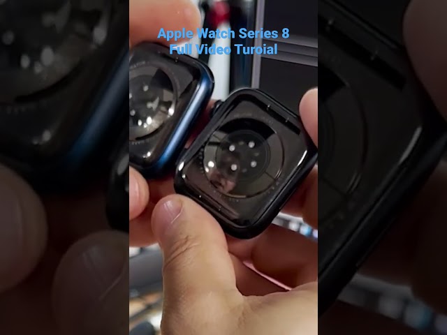 Apple Watch Series 8 Setup Unboxing