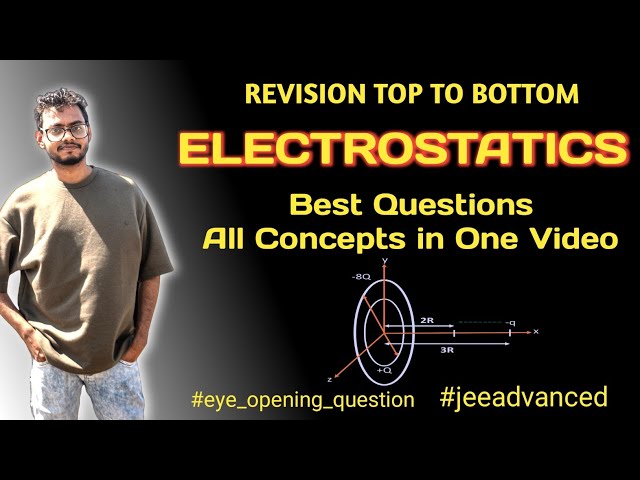 Tackling Electrostatics Challenges: JEE Advanced 2024 Revision Problem #jeeadvanced2024 #physics