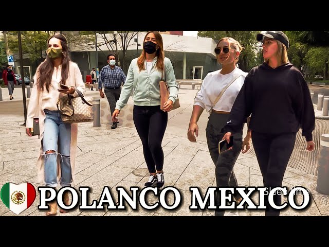 MEXICO CITY RICHEST NEIGHBORHOOD POLANCO 4K TOUR  2021 🇲🇽