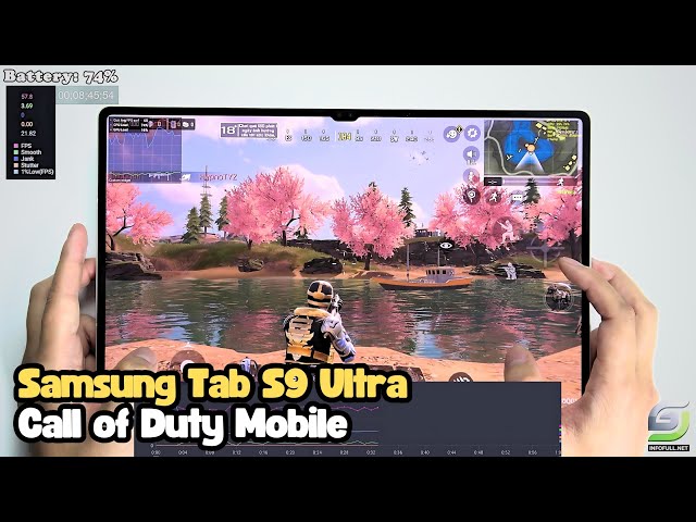 Samsung Galaxy Tab S9 Ultra test game Call of Duty Mobile CODM Update 2024 | Snapdragon 8 Gen 2