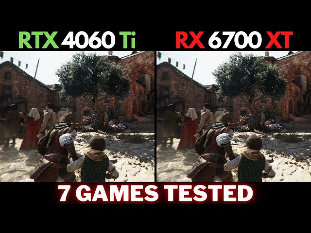 RTX 4060 Ti vs RX 6700 XT at 1440p Ultra