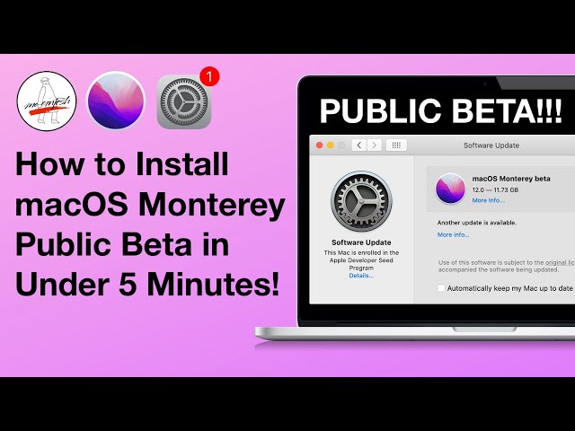 How to Install macOS Monterey Public Beta in 5 Min! FULL WALKTHROUGH I'll show you 2 different ways!