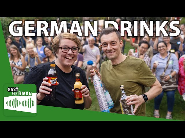 We Are Testing Typical German Drinks | Easy German Podcast 416 Live in Berlin