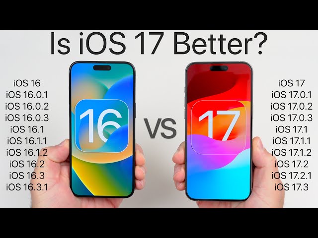 iOS 17 vs iOS 16 Stability and Bugs