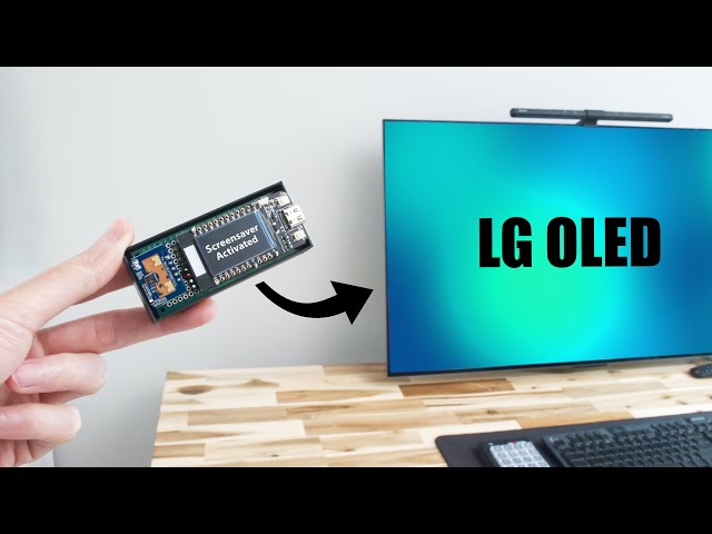 Upgrading my OLED TV with a Motion Sensor | OLED 4K TV as a PC Monitor