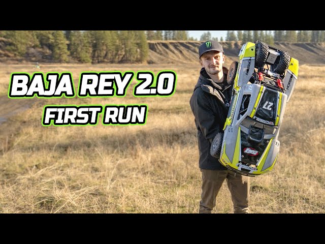 Losi Super Baja Rey 2.0 1/6 RTR Desert truck UNBOXING and FIRST RUN