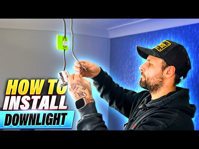How To Install LED Downlights (Ceiling Spotlights) | Easy Step By Step DIY Guide