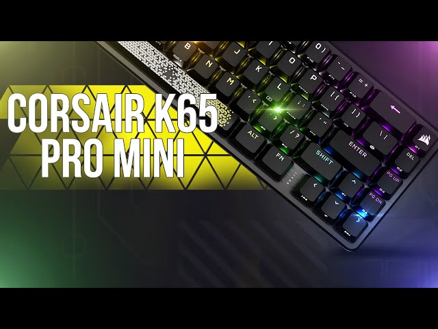 Kompakt & blitzschnell - CORSAIR K65 PRO MINI 65% Gaming-Tastatur 🤏⚡