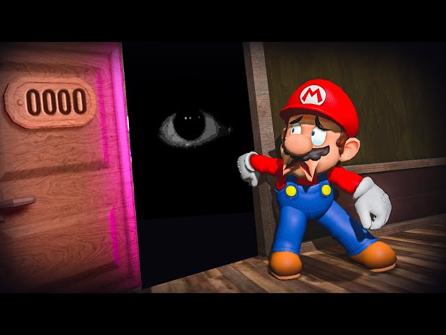 Mario Plays Roblox DOORS