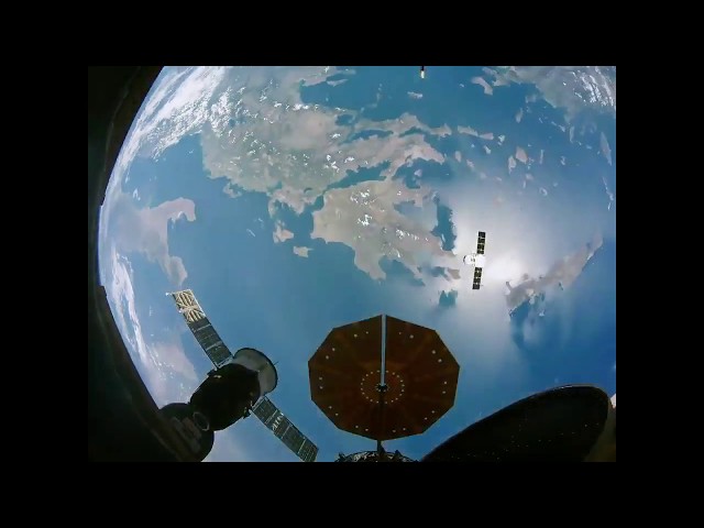 Italy and Greece from space station