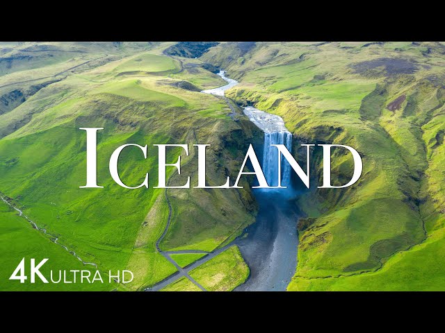 Iceland In 4K -  Land Of Light And Darkness | Aerial Drone | Scenic Relaxation Film